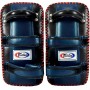 Fairtex KPLC2 Пады Тайские Изогнутые Тайский Бокс "Standart Curved Kick Pads" Черно-Белые